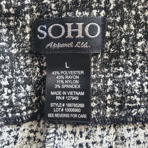Soho Apparel LTD Gray Tweed Pants 14 - Picture 6 of 7